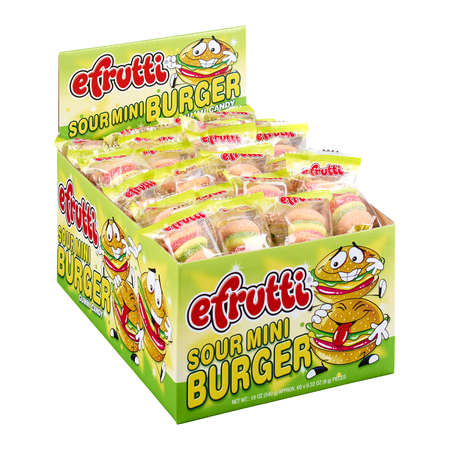 Efrutti Sour Mini Burger .32 oz., PK480 5131